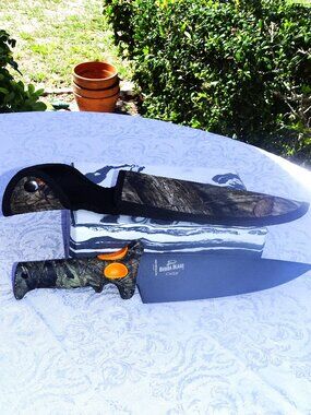 Bubba Blade 8" Chef Knife Camo Handle For Sportsman